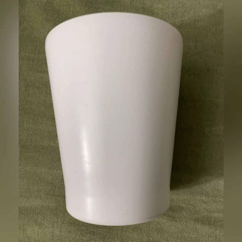 Vase Minimalist White Ceramic made in Germany UBV